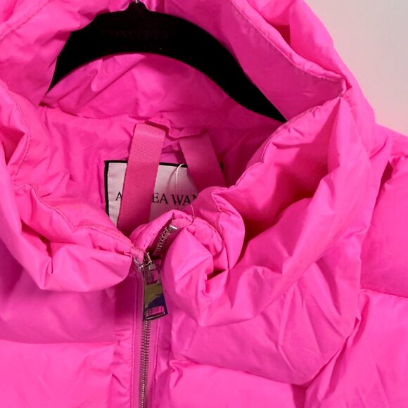 Azalea Wang Lykke Puffer Jacket NWT – Hot Pink Oversized Quilted Bubble Coat (Si - Picture 5 of 13